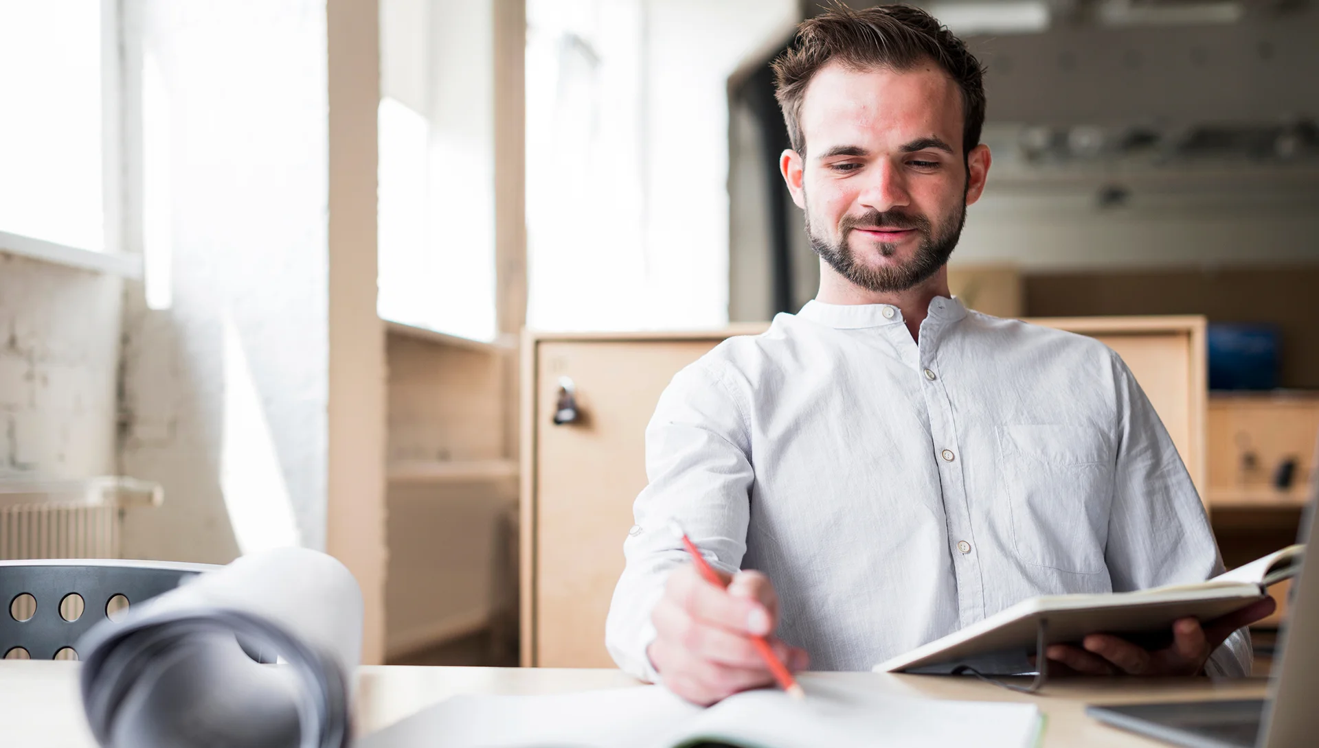 Professional working background
